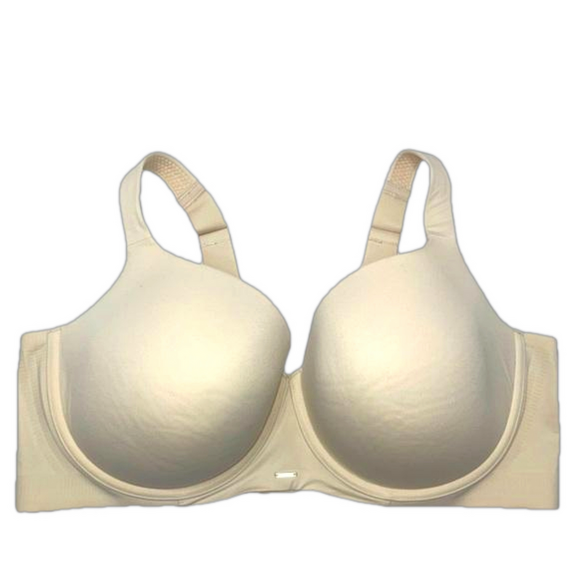 Cacique Lightly Lined Balconette Bra Black Size 46DDD 46F  Back Smoother Nude - Picture 1 of 14